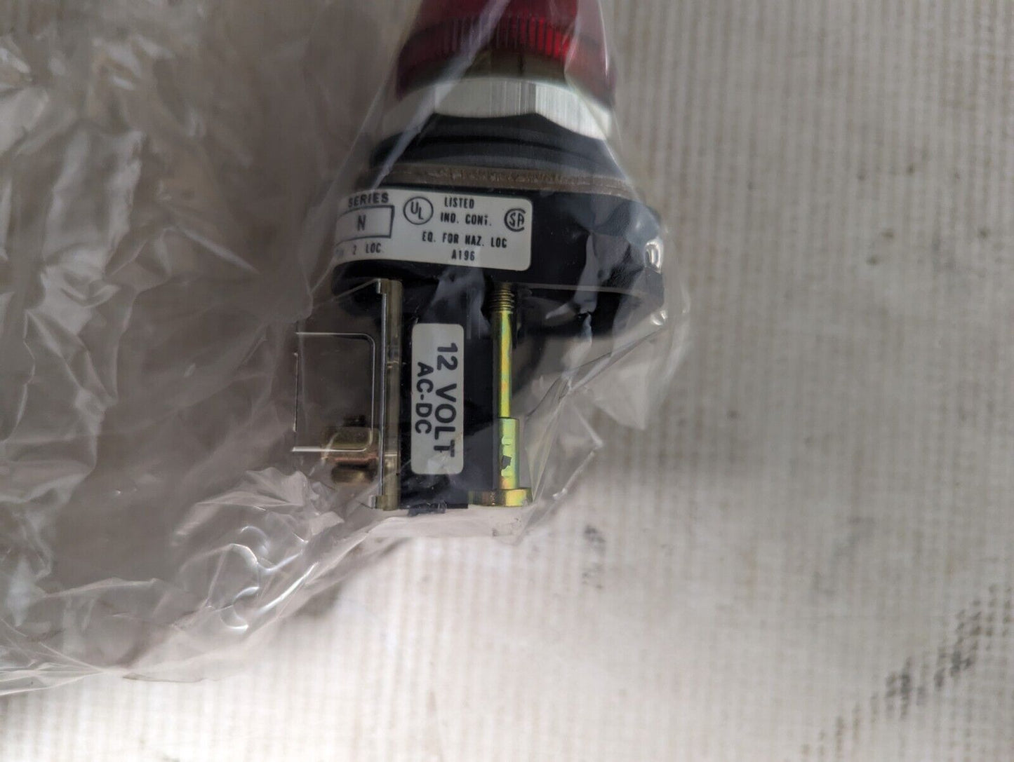 Allen Bradley 800T-Q12R Series N Full Voltage Pilot Light Unit, 12V