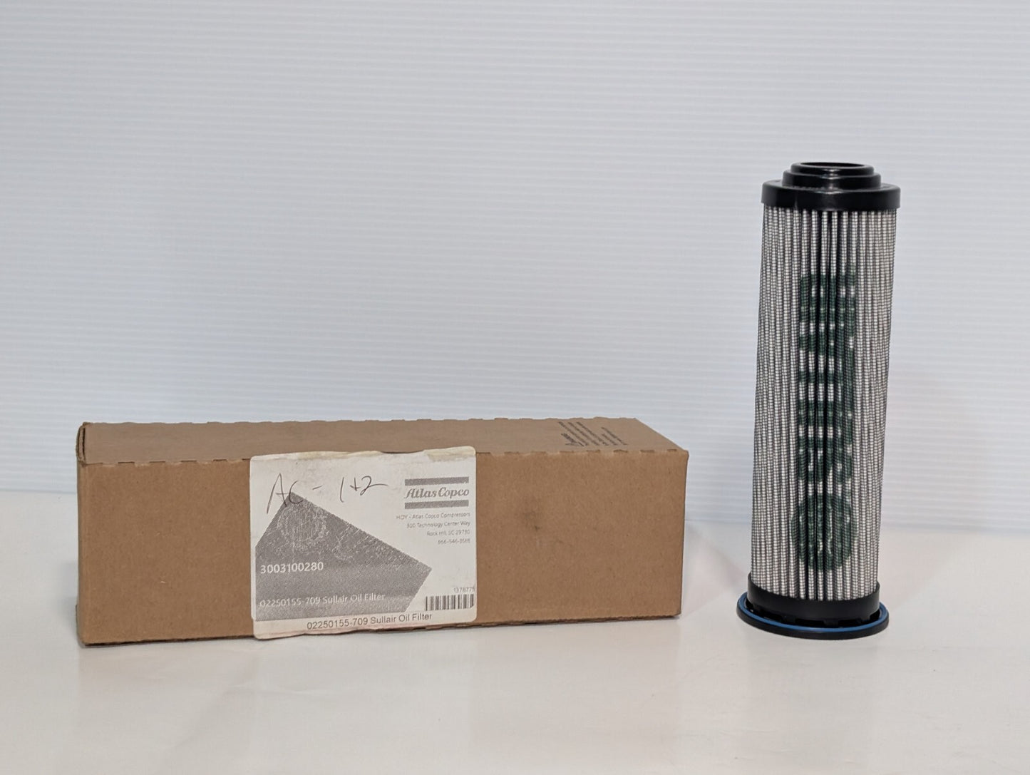 Sullair 02250155-709 Oil Filter Hydraulic Replacement Element, Made in USA