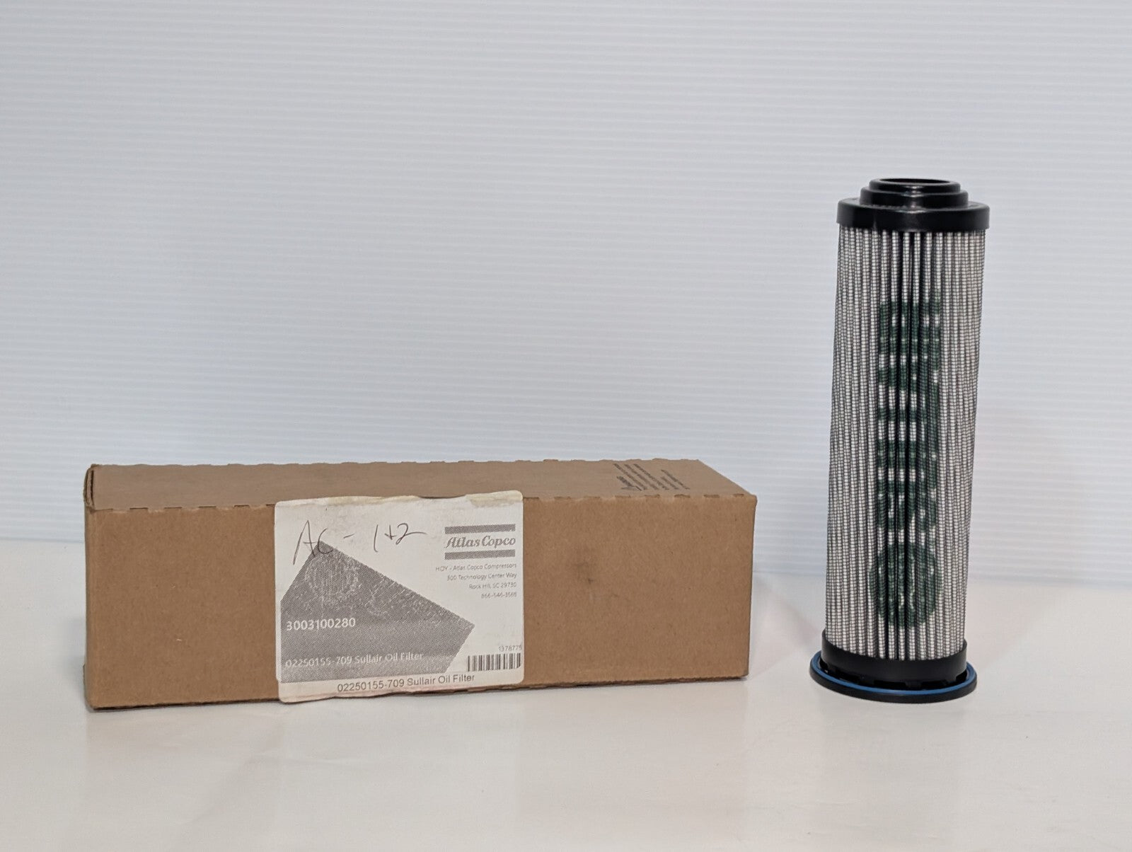 Sullair 02250155-709 Oil Filter Hydraulic Replacement Element, Made in USA