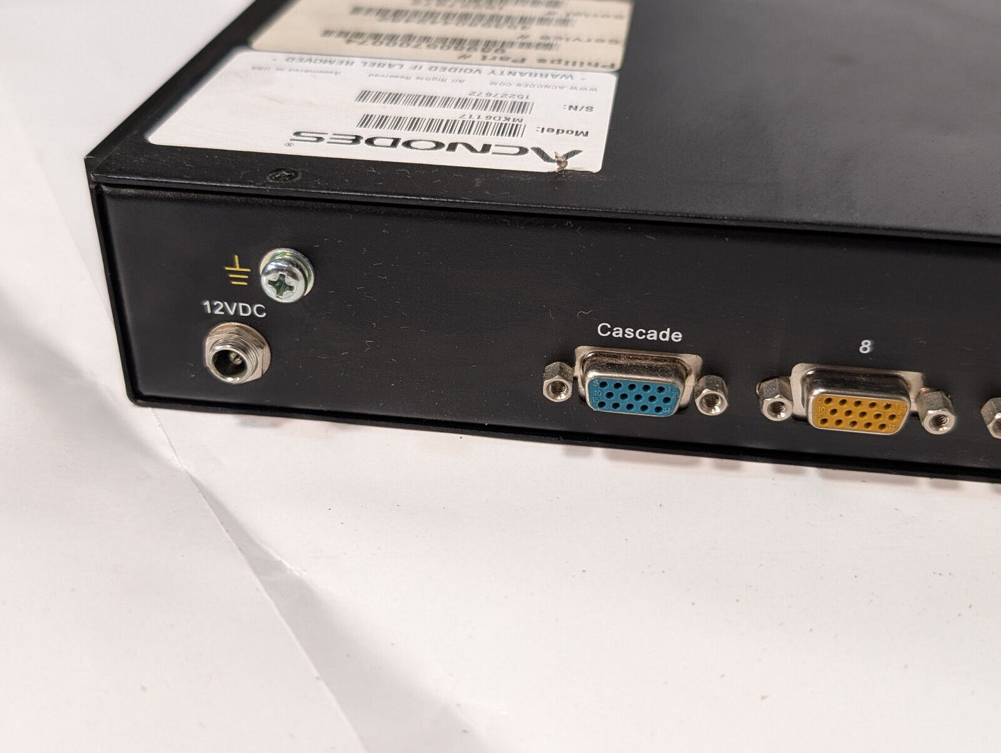 Acnodes MKD6117 Rack Mount Drawer, LCD Monitor, Full HD, KVM 8-Port Combo Switch