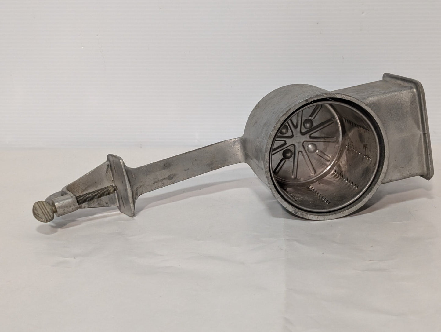 Vintage Kitchen Craft Aluminum Manual Hand Crank Food Processor