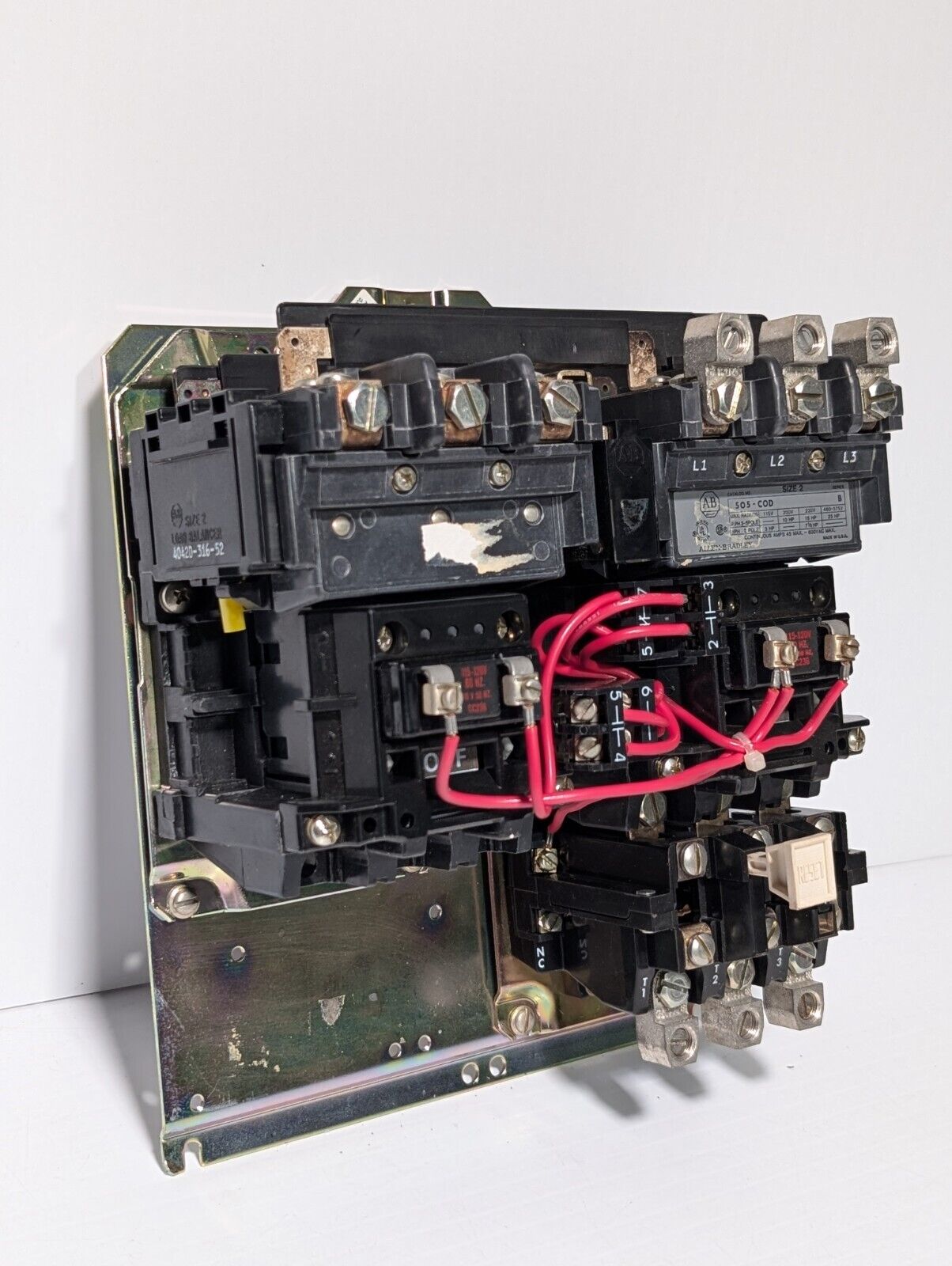 Allen Bradley 505-COD NEMA Size 2 Reversing Starter Coil Voltage 115-120V 60Hz