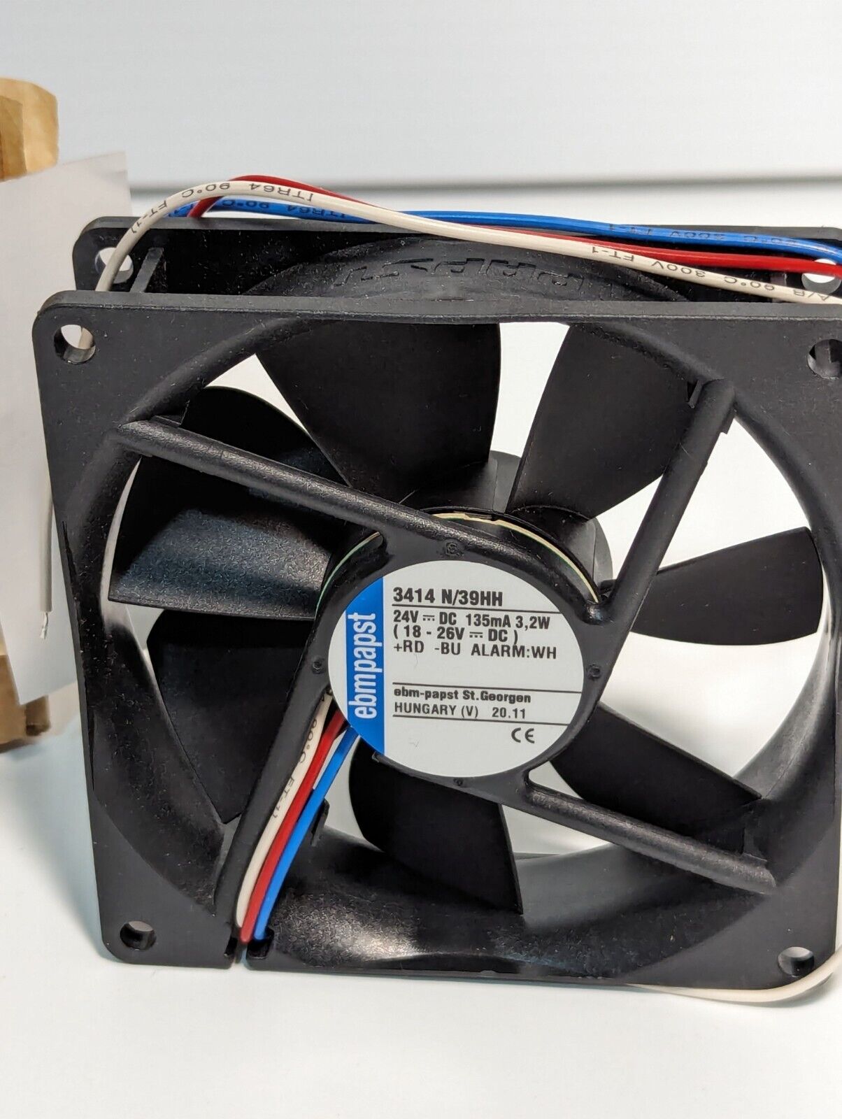 IAW DWG 619-249, Cooling Fan, Ebm Papst 3414N/39HH Axial - Free Shipping