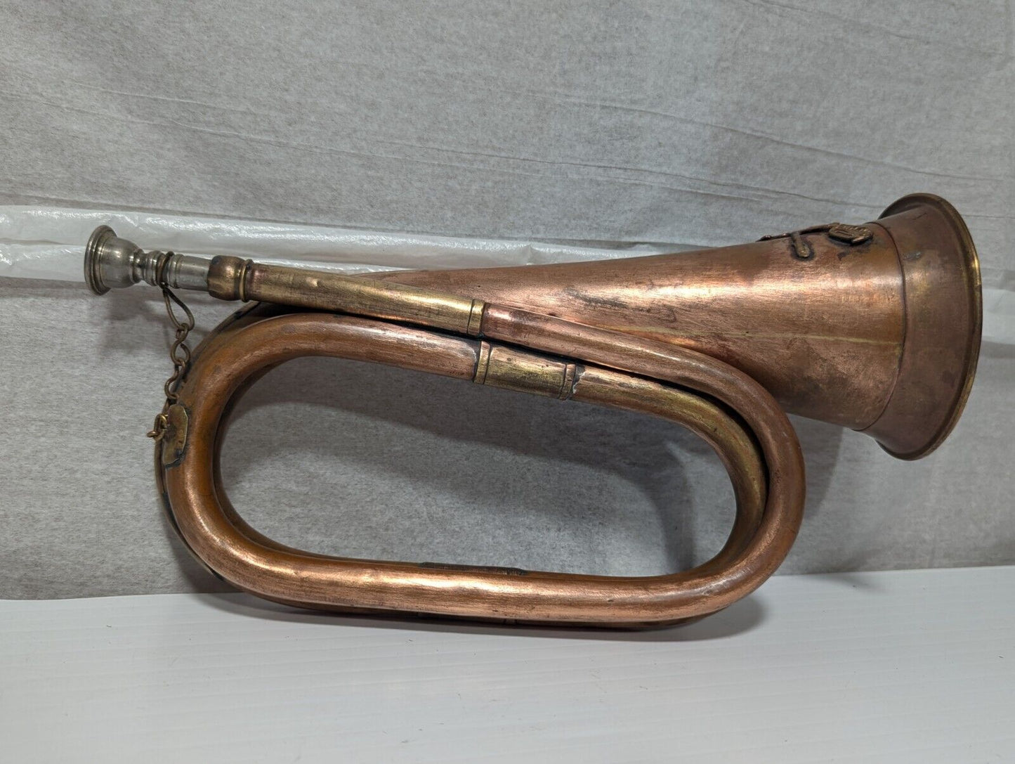 Vintage 1970 MGM Brass Reproduction 7th Cavalry Reenactment Bugle