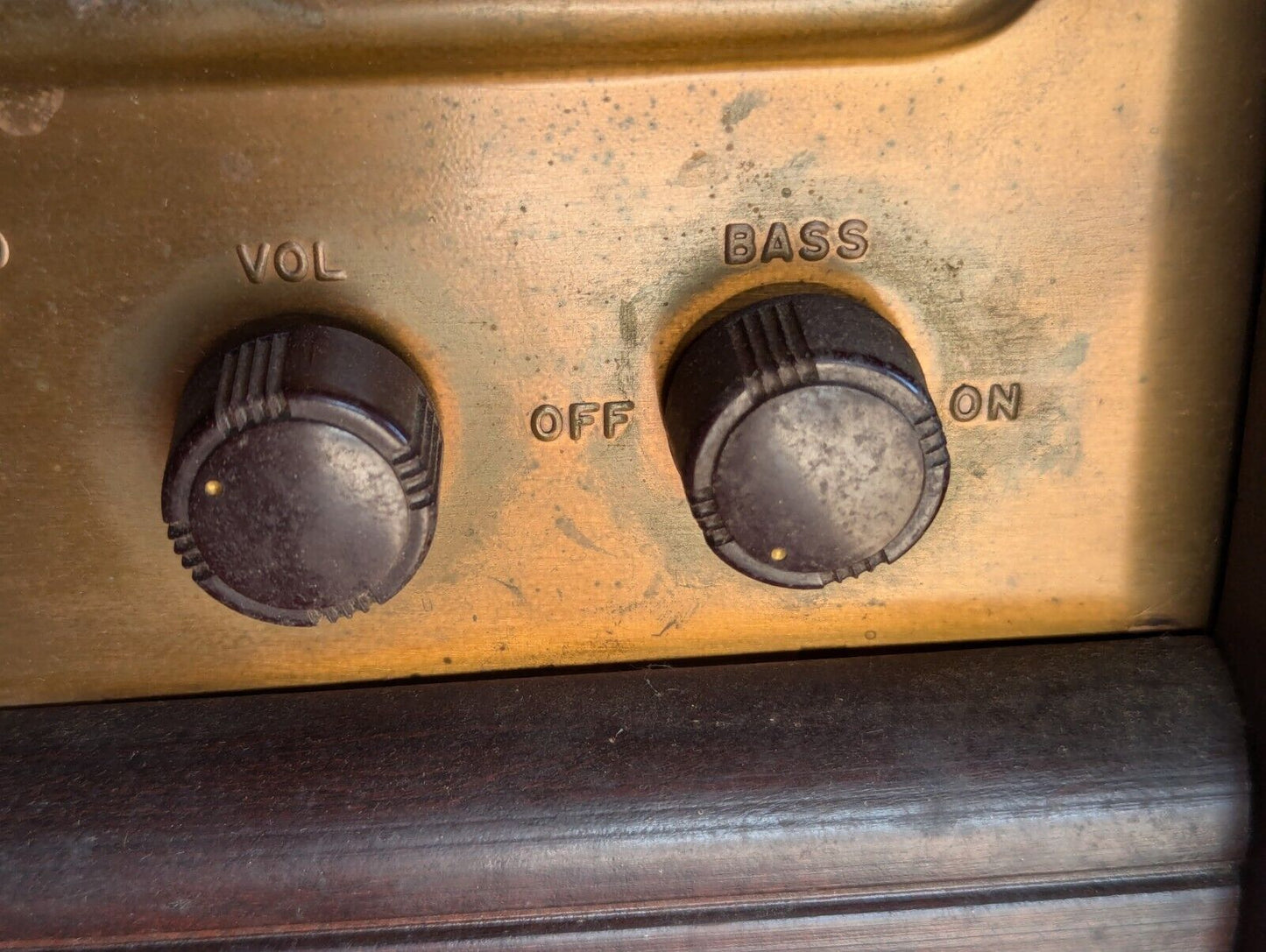 Vintage Radio Cabinet, The Magnavox Co. Vinyl Record player Cabinet -Free Ship