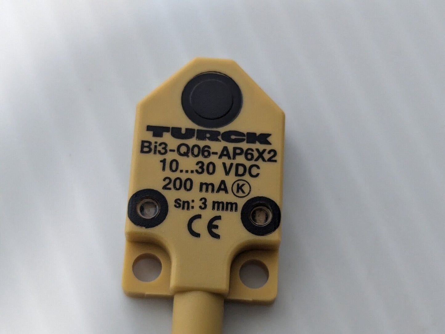 Turck BI3-Q06-AP6X2-0.2M-PSG 3M Sensor 10-30VDC - Free Shipping