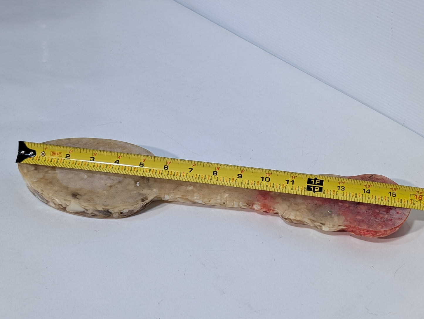 Vintage Set Fork Spoon Wall Hanging Epoxy Shell Mother of Pearl Resin Art 15.5"