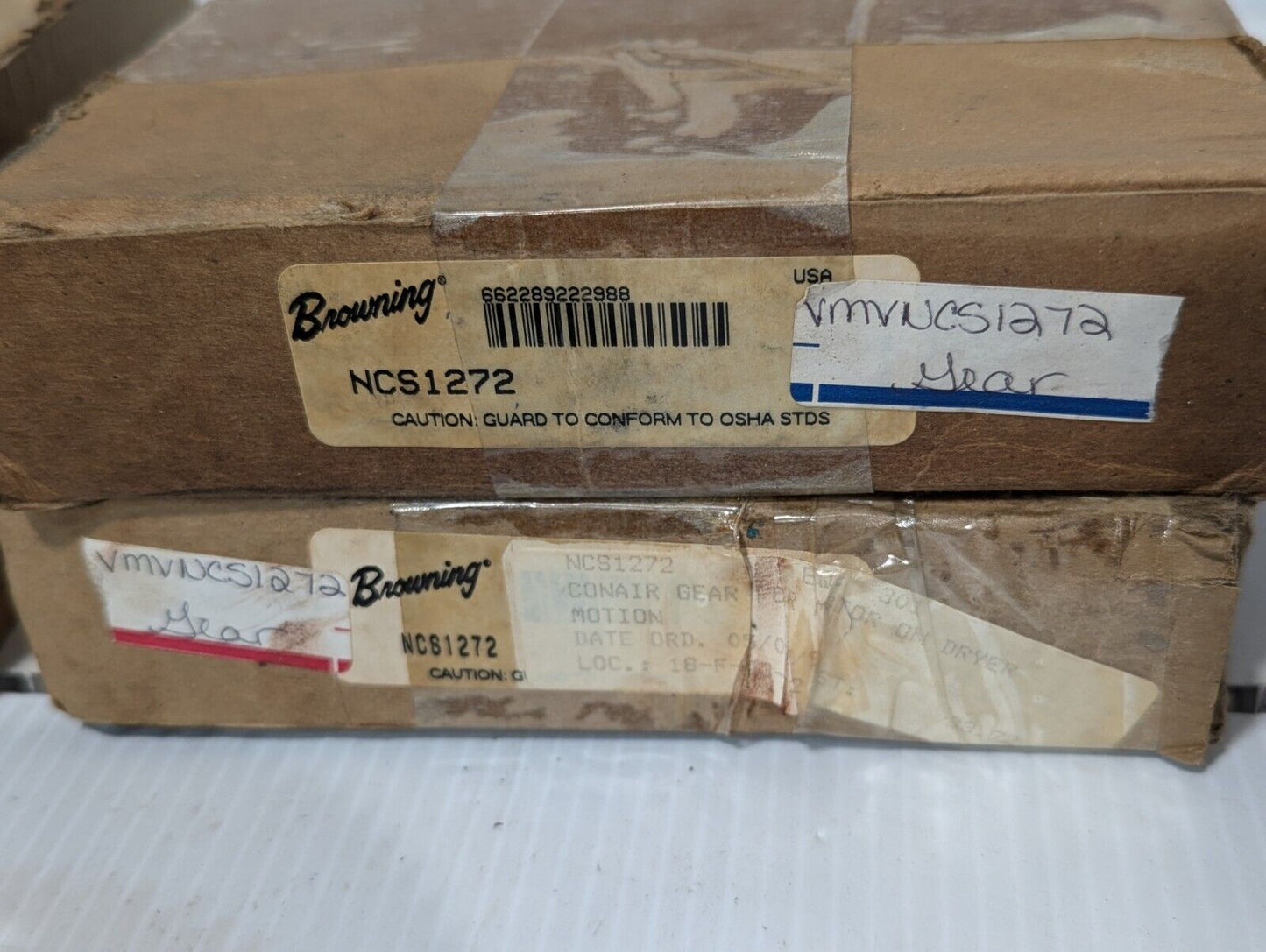 Browning NCS1272 External Tooth Spur Gear, 12DP, 14.5PA, 72 Teeth, .75 Face/Bore