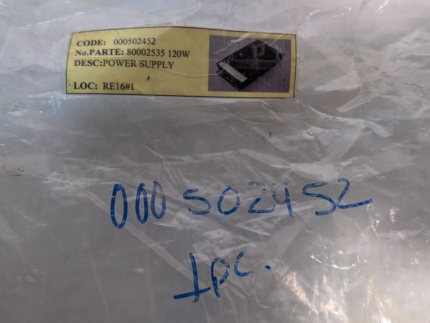 Unbranded 80002535 Power Supply in Enclosure, 120W - Free Shipping