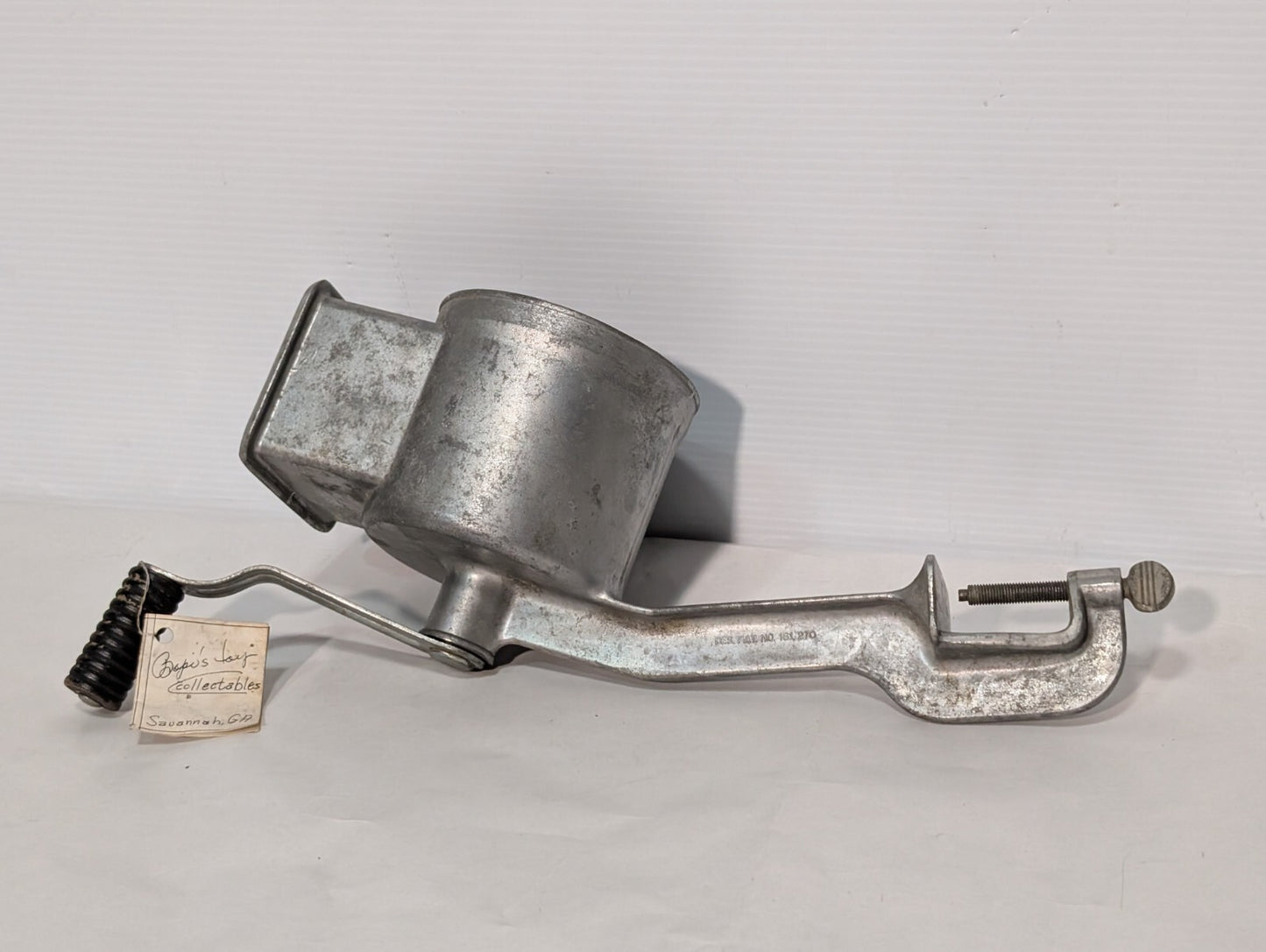 Vintage Kitchen Craft Aluminum Manual Hand Crank Food Processor