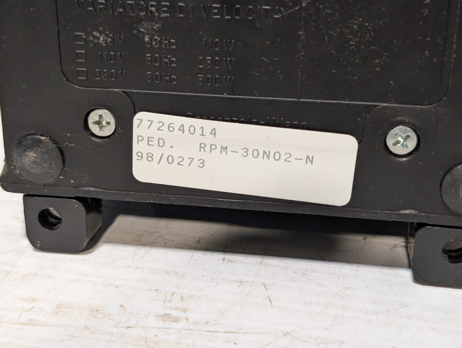 Steel Control RPM-30N02-N 2.5 Foot Switch Pedal Shielded