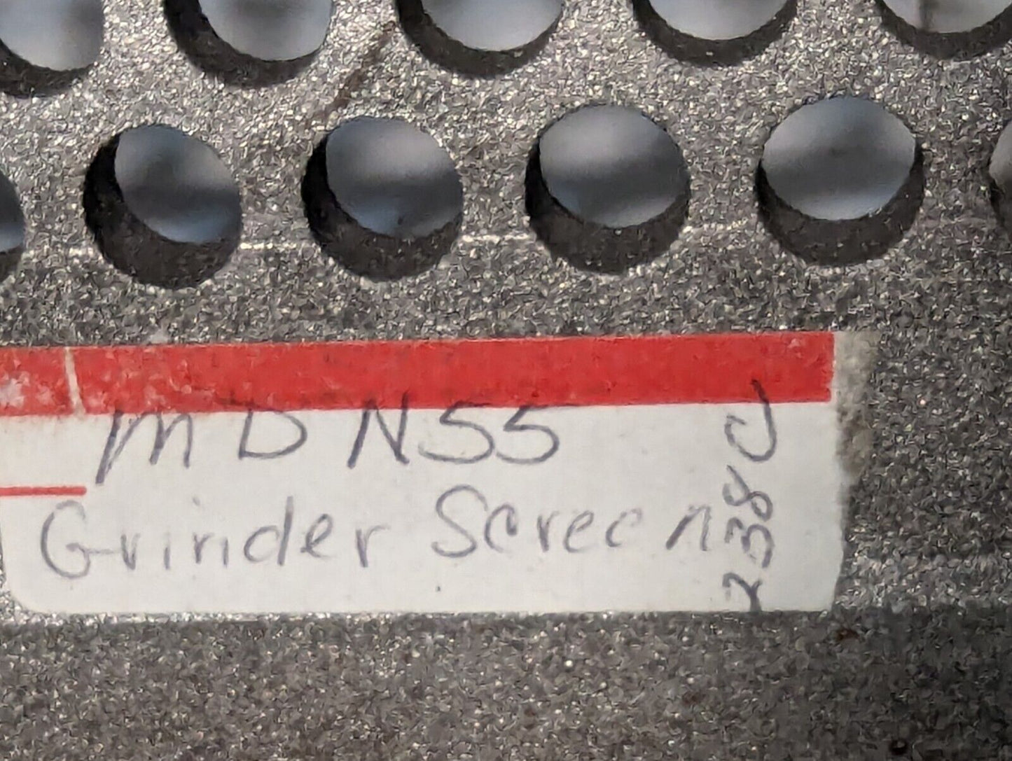 Lot of 2 Una-Dyn N55-90 Piodan Grinder Screen - Free Shipping+Returns