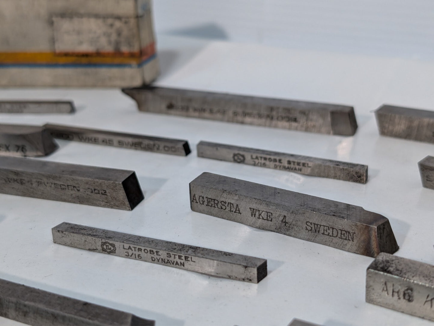 (30) Seco WKE 45 Cobalt (and other) Rectangular Tool Bit Blanks