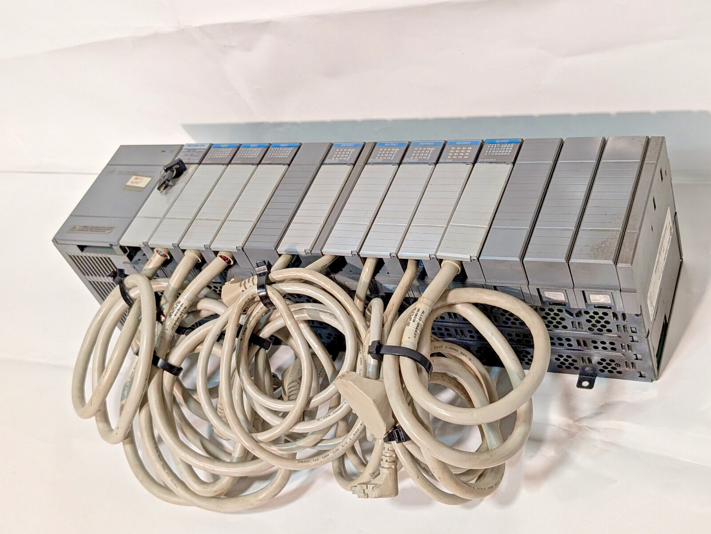 Allen Bradley 1746-A13 Chassis Rack, SLC500, 13-Slot; 1746-P2 SER C Power Supply