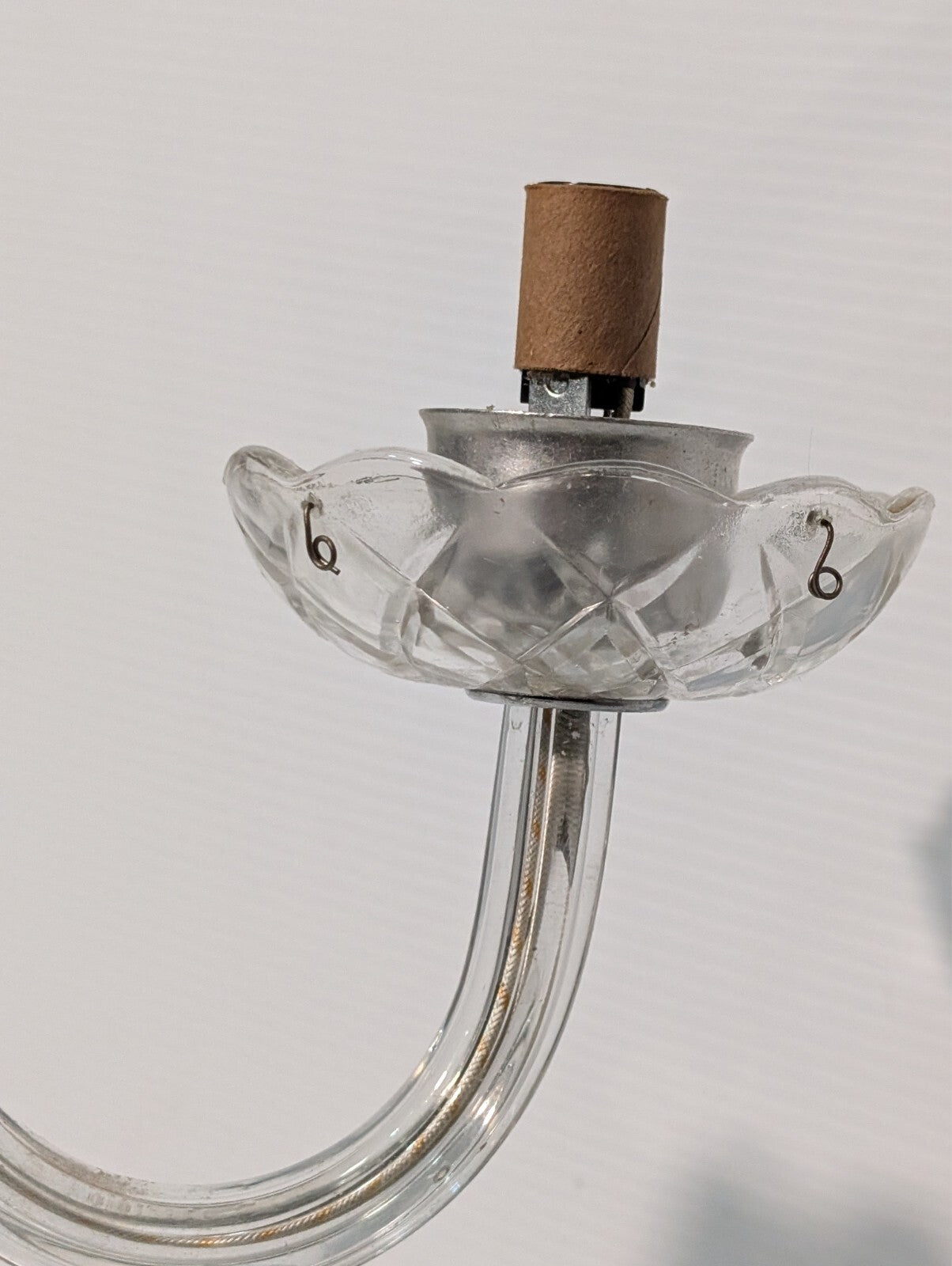 Vintage Crystal Chandelier, Disassembled