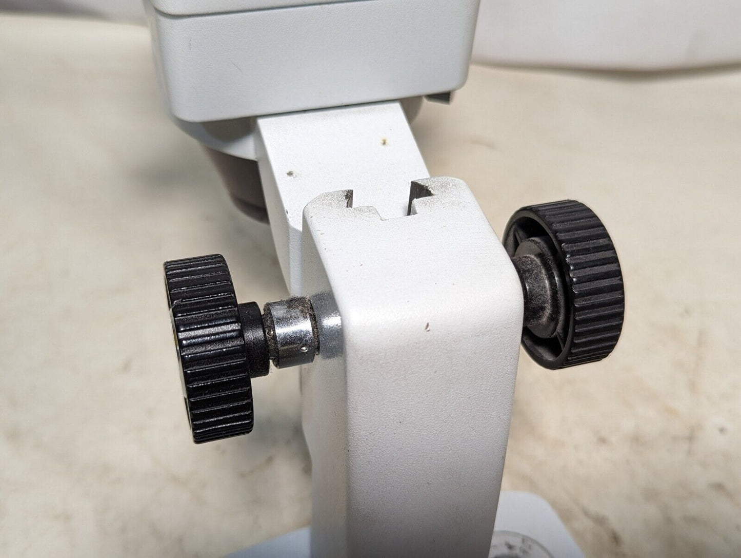 Unitron M-series stereo microscope, non-standard setup, as pictured