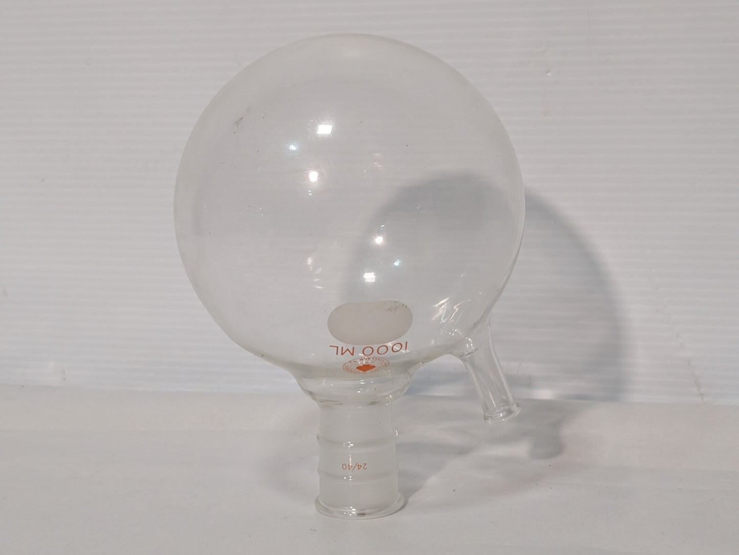 Ace Glass 1000ml Schlenk Flask, 24/40 Center Joint, Round Bottom