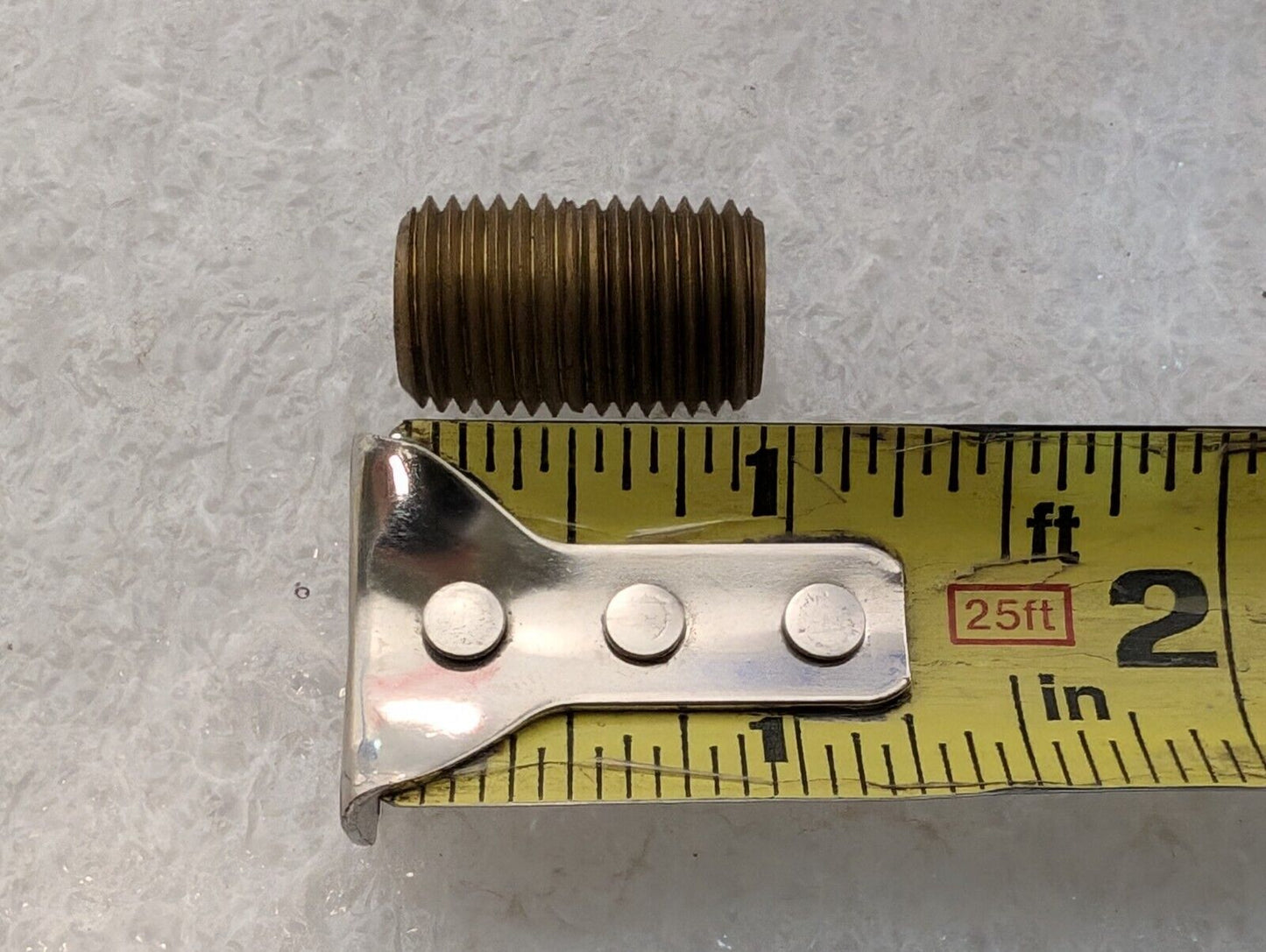 9 Pieces Brass Nipples, 1" Long - Free Shipping