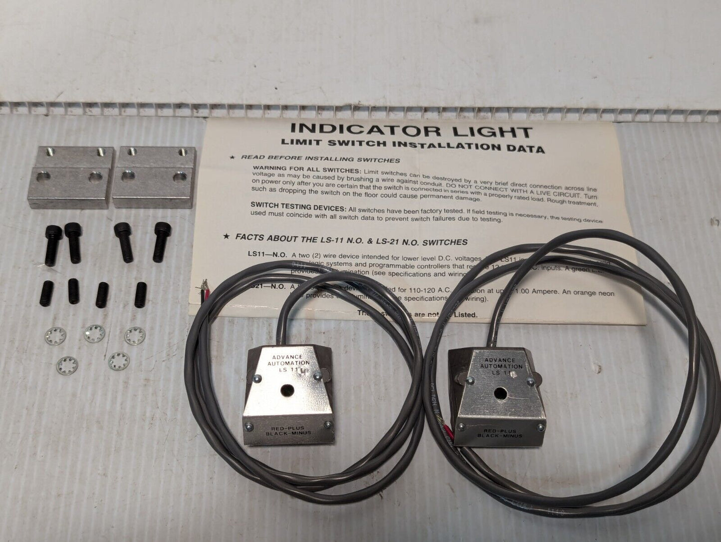 Advance Automation LS11 Indicator Light Reed Switch - Free Shipping