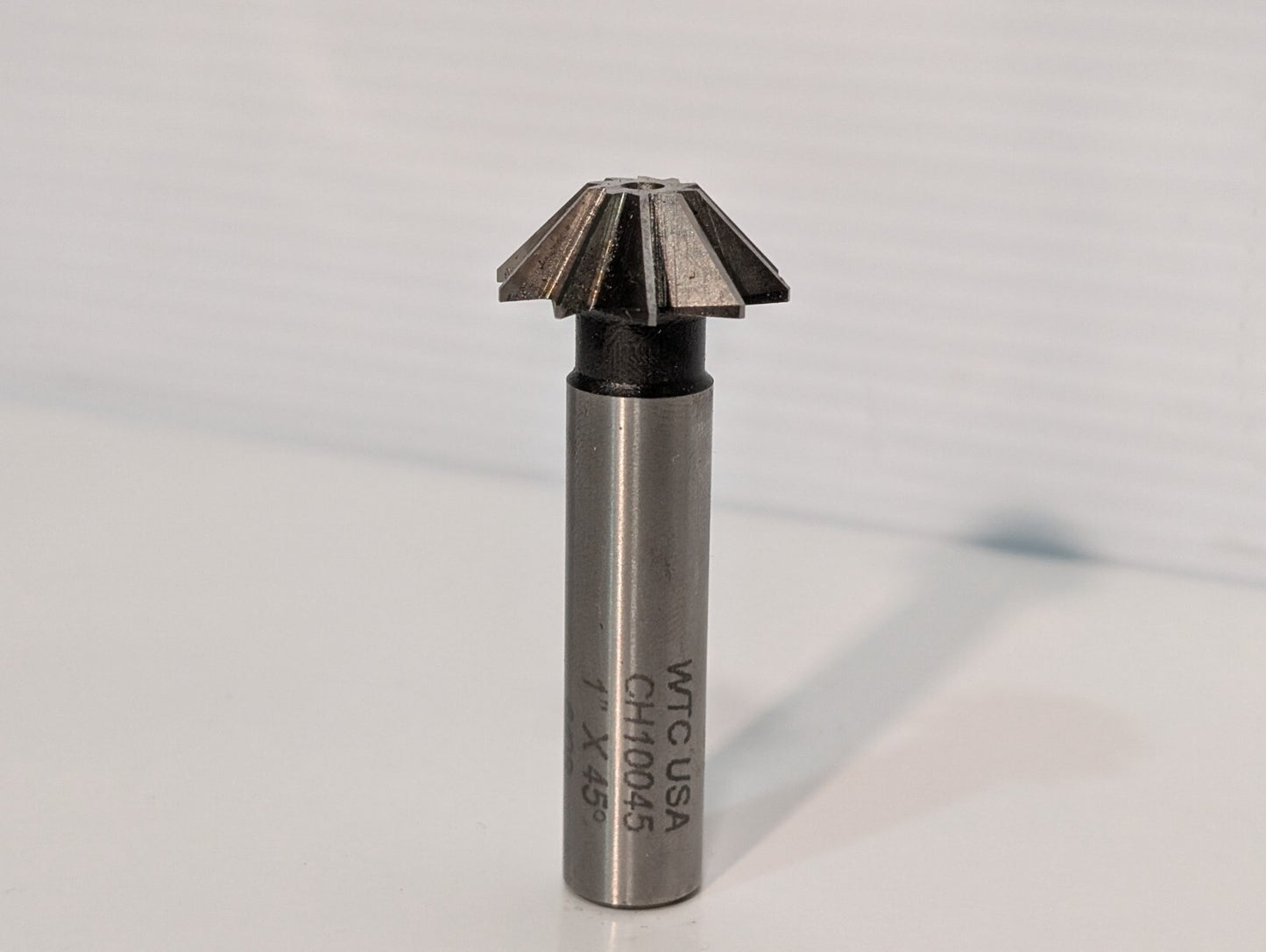 Whitney Tool CH10045 Single Angle Chamfer Milling Cutter, 1" x 45 Degrees