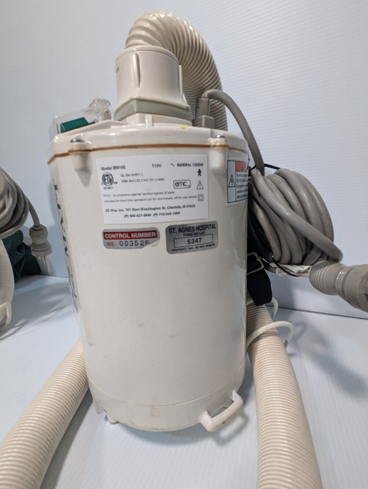 EZ MATT EM100 Air-Matt Hovermatt Air Transfer System Pump, 1200W - Free Shipping
