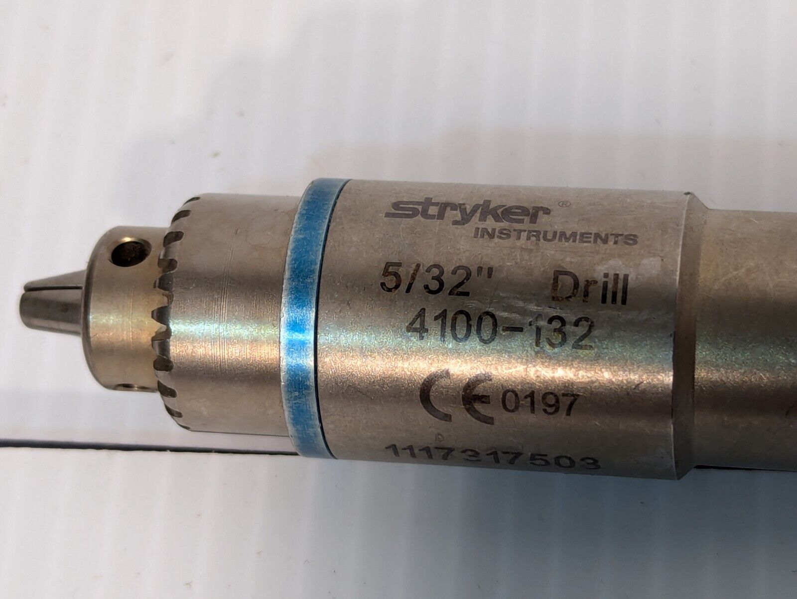 Stryker 4100-132 drill, 5/32" 1117317503 as pictured, no chuck - Free Shipping