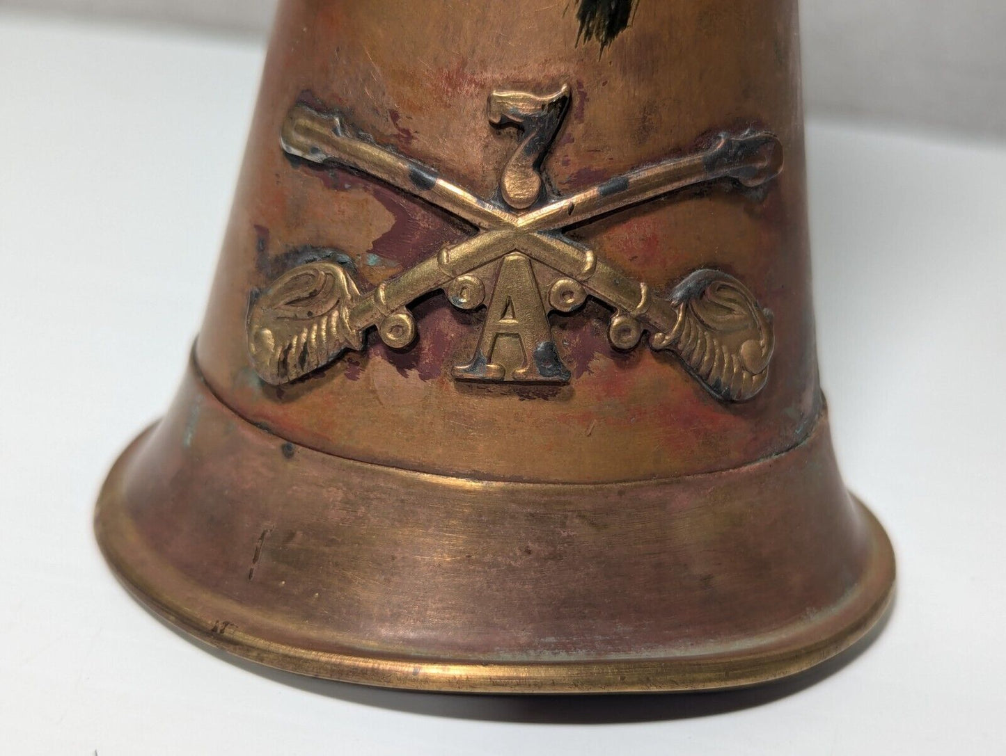Vintage 1970 MGM Brass Reproduction 7th Cavalry Reenactment Bugle