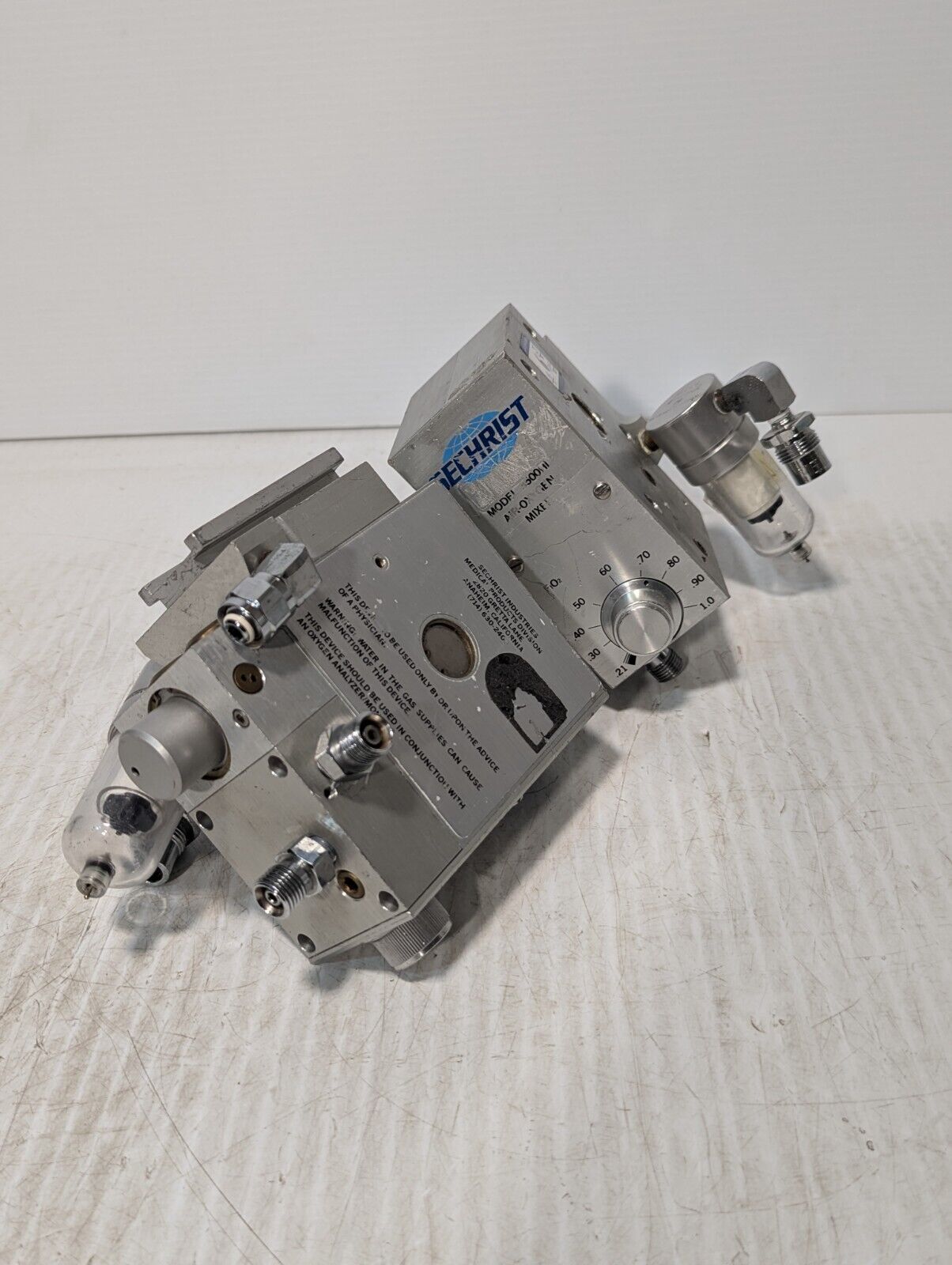 Sechrist 3500HL High Flow Air-Oxygen Mixer - Free Shipping