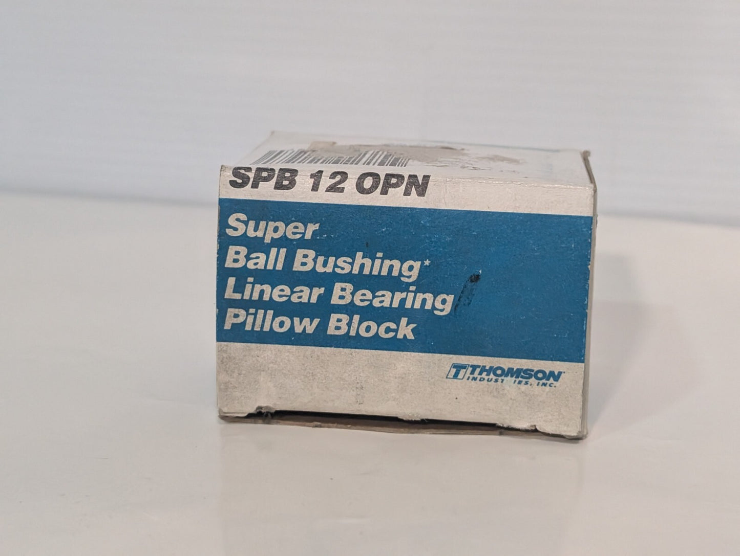 Thomson SPB 12 OPN Linear Pillow Block Bearing: Self-Aligning, Open Housing