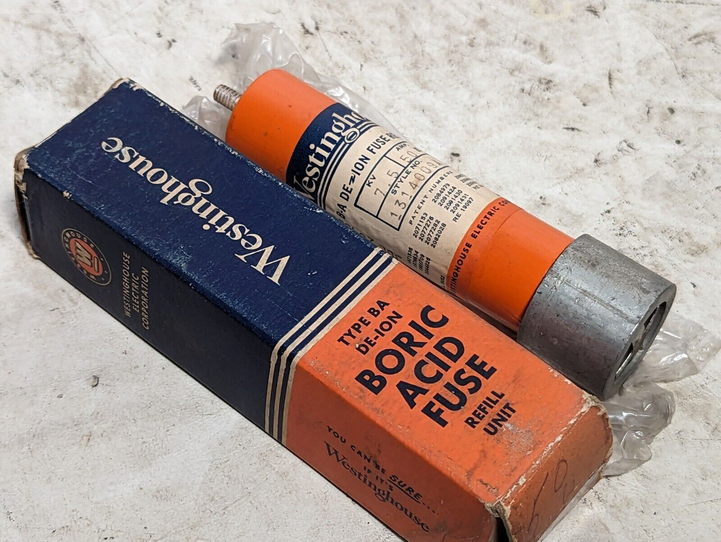 Westinghouse BA-200 1314009A 50E Power Fuse Refill, New OldStock