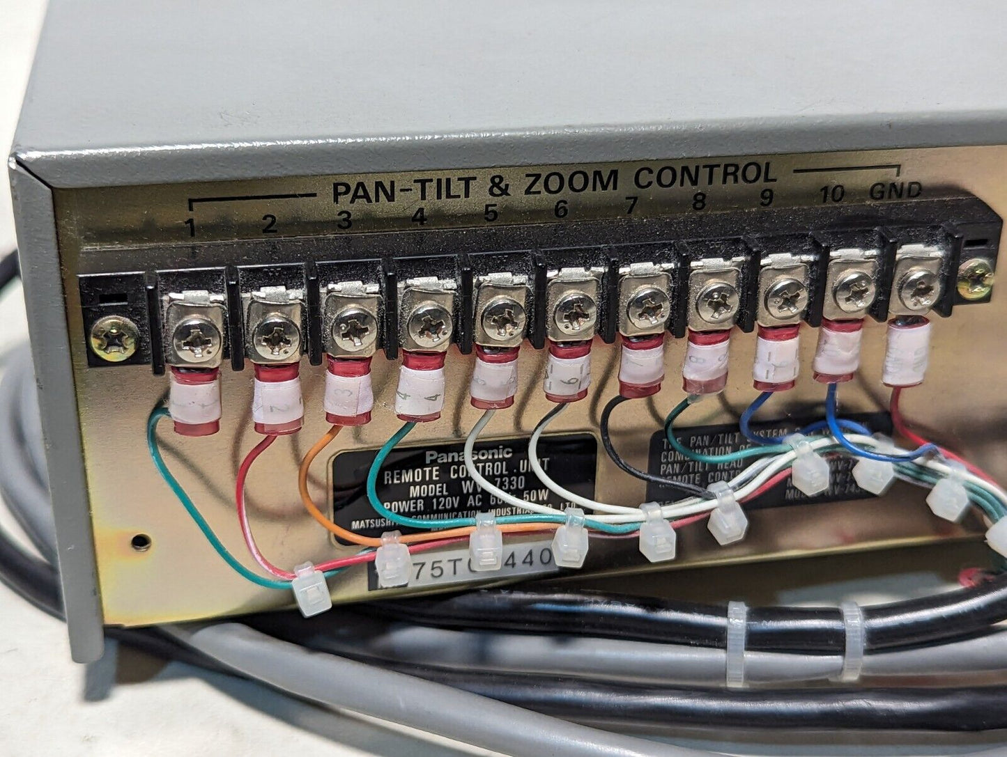 Panasonic WV-7330 remote control unit