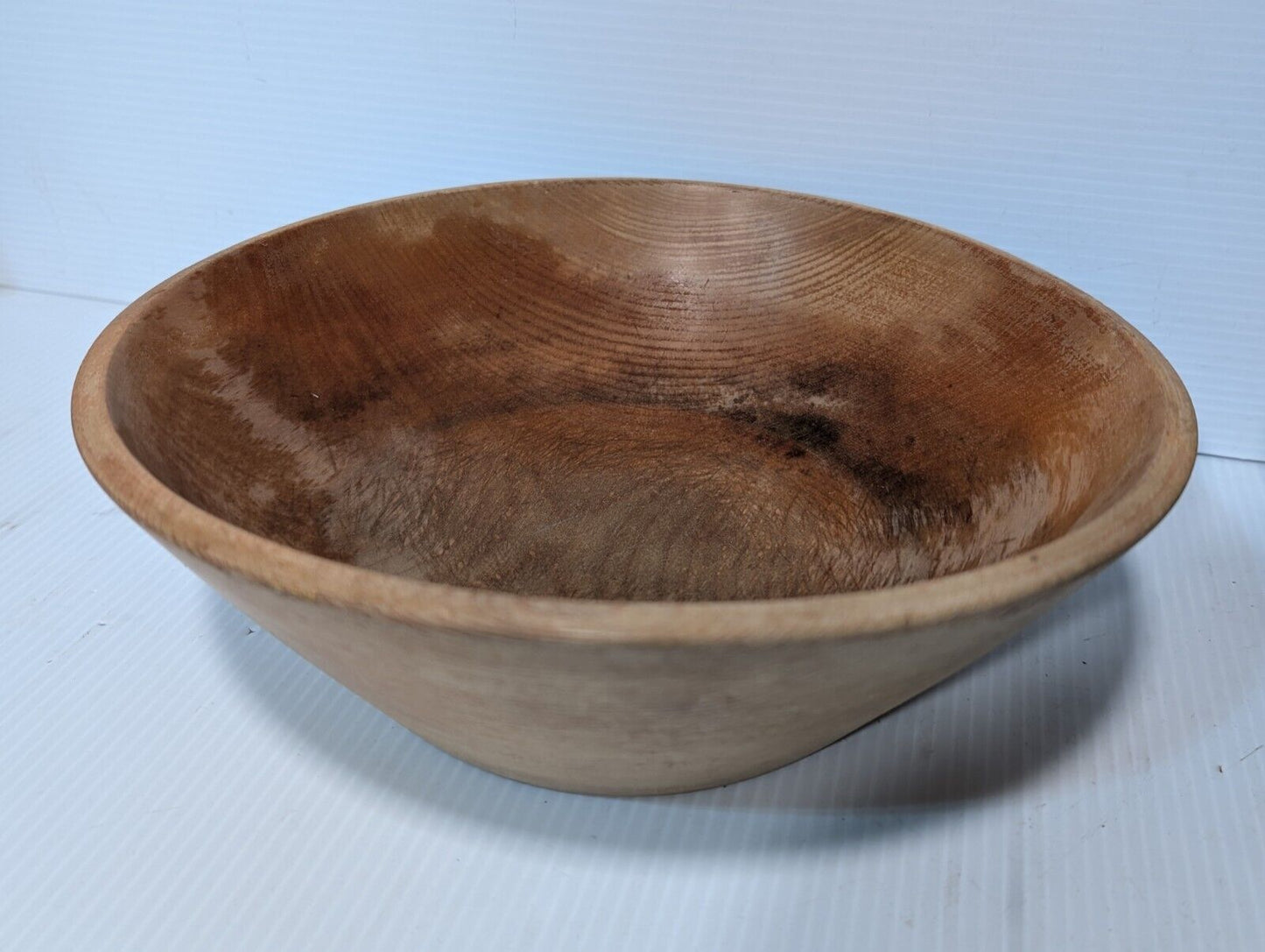Traditional Wooden Plate and Bowl as pictured, not as shiny - Free Shipping