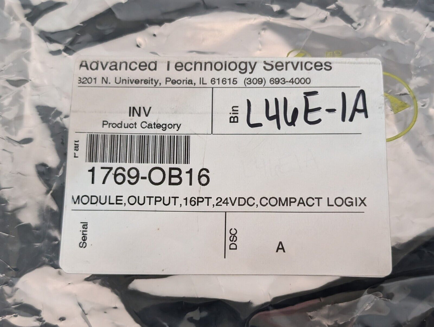 Allen Bradley 1769-OB16 Compact I/O Module, 16 Pt, 24VDC, Series B - Free Ship