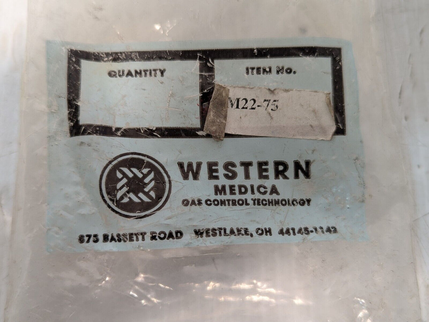 Western Medica M22-75 Vacuum DISS Dual Y Outlet Adapter - Free Shipping