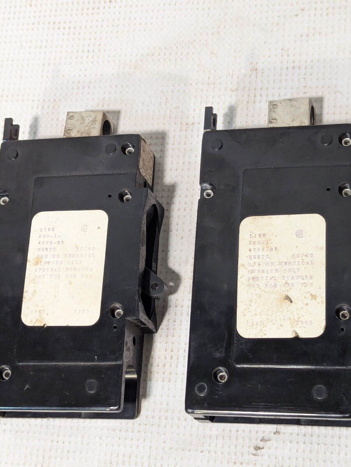 Airpax 209-1-4899-85 Specialty Circuit Breaker, 85A 1P 120/240VAC- Free Shipping