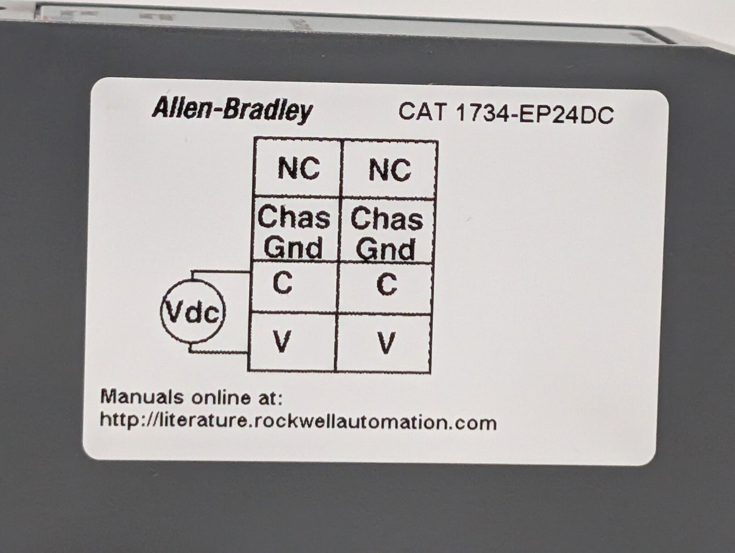 Allen Bradley 1734-EP24DC POINT I/O Extension Power Module Ser B 1734-EP24DC B