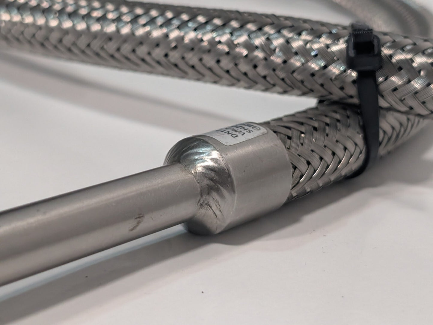 1200mm 316L Stainless Steel Flexible Braided Metal Hose 2.5MPa DN12