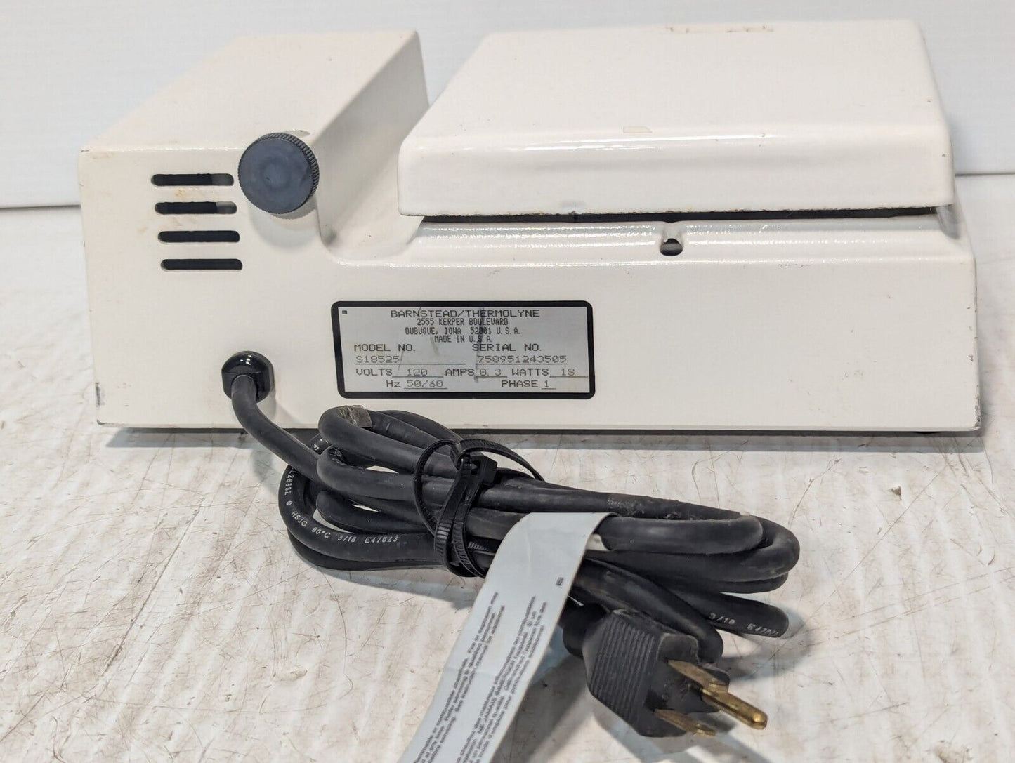 Thermolyne S18525 Nuova Magnetic Analog Stirrer 7x7 Platform - Free Shipping