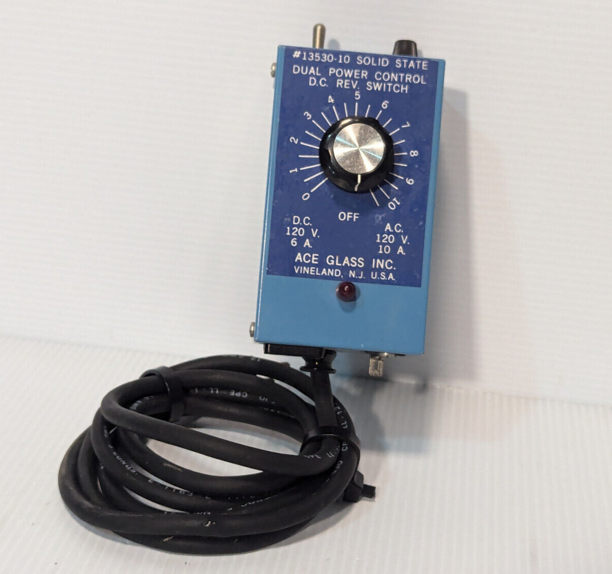 Ace Glass 13530-10 Solid State Dual Power Control D.C. Rev. Switch - Made in USA