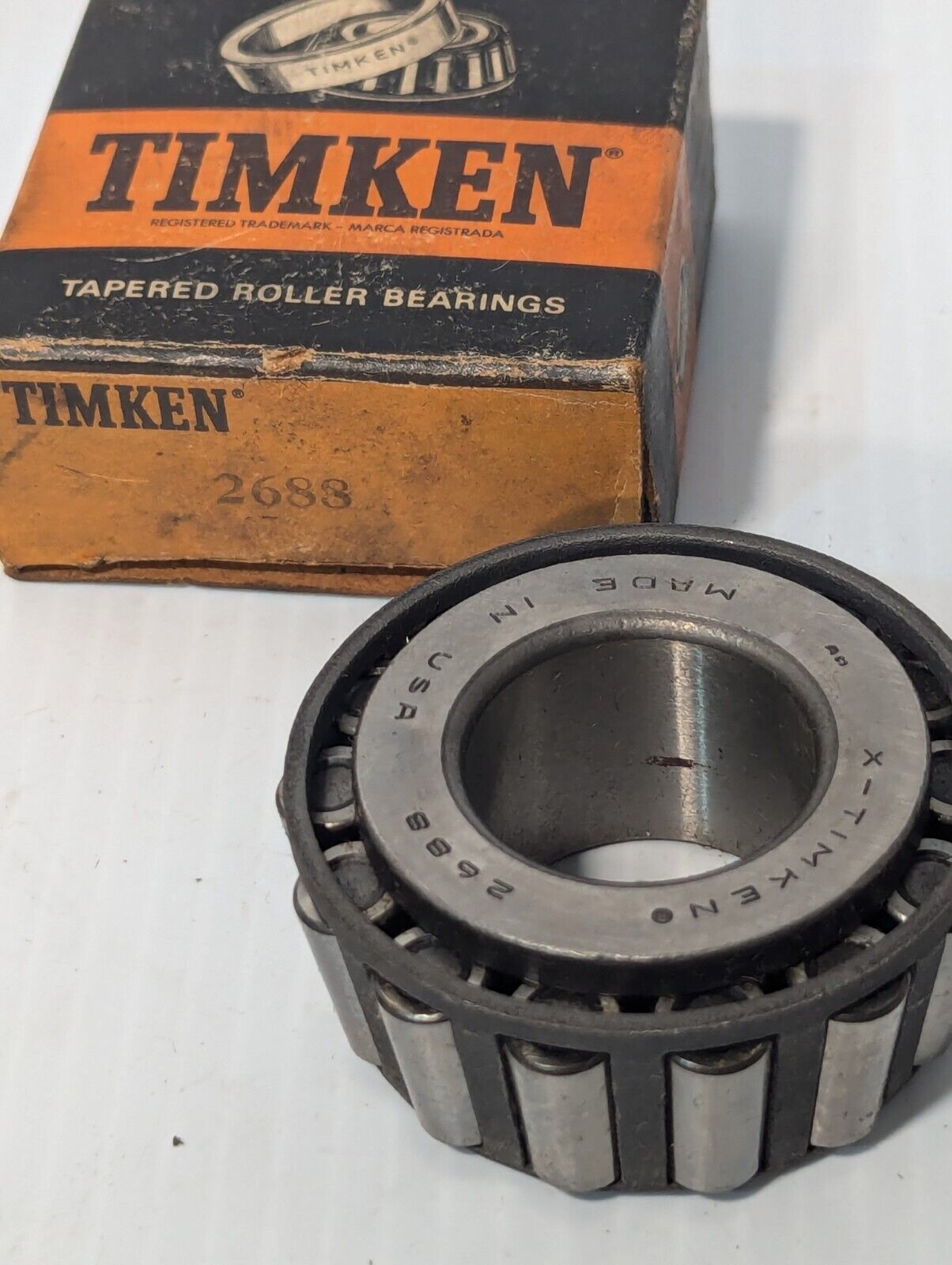 Lot of 3 Timken 2688 Cone Bearing and L44610 Roller Cup(s) - Free Shipping