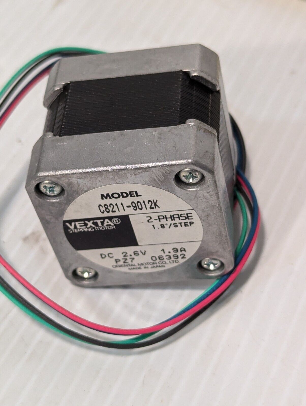 Vexta C8211-9012K 2-Phase Stepping Motor - Free Shipping+Returns