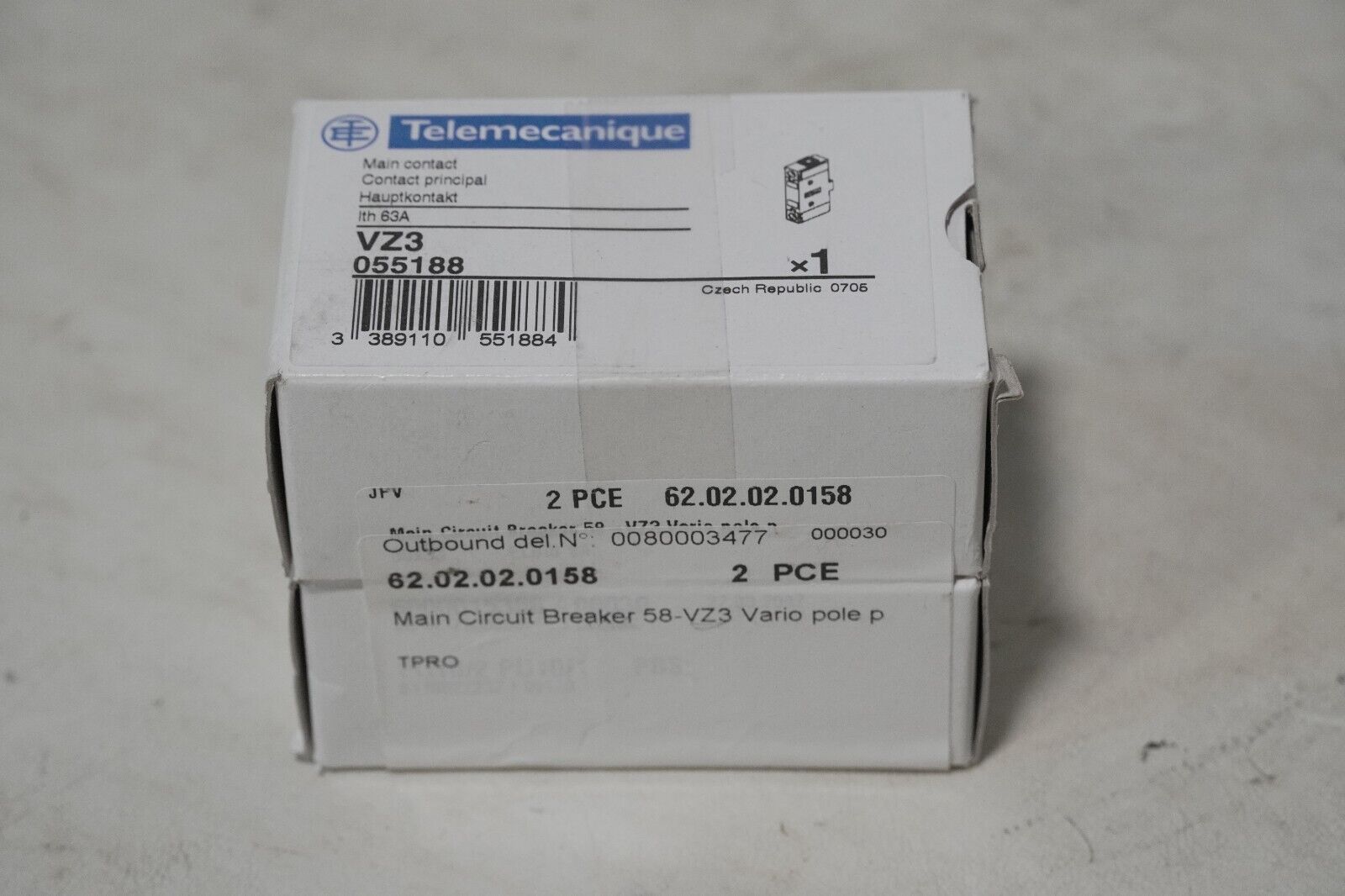 Telemecanique VZ3 055188 main contact