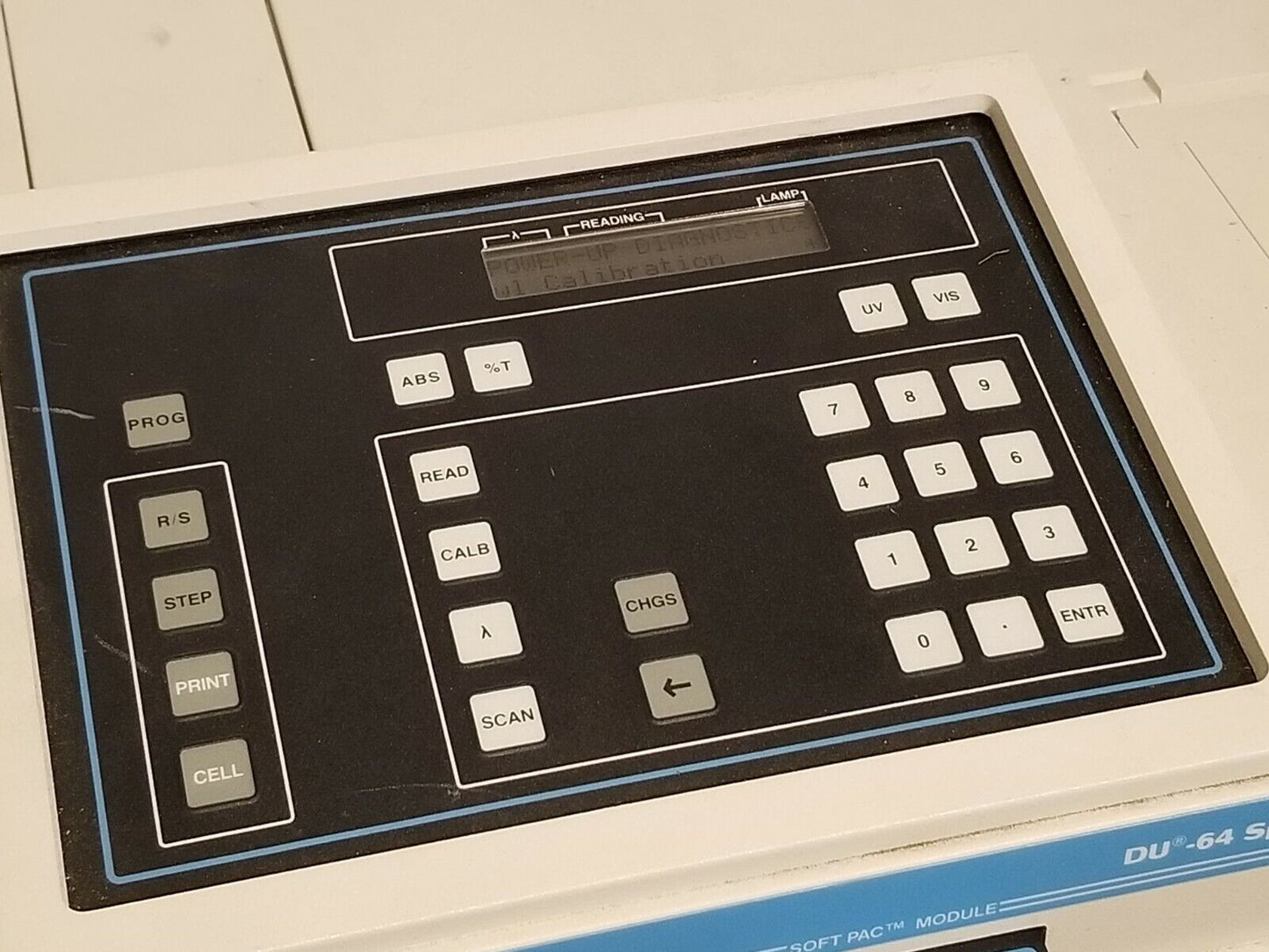 Beckman DU-64 Spectrophotometer with Protein Assay Soft-Pac Module
