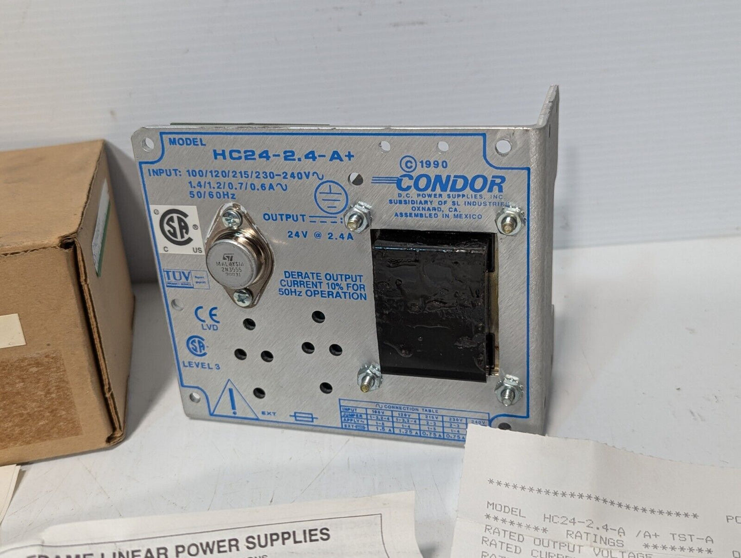 Condor HC24-2.4-A+ Power Supply - Free Shipping+Returns