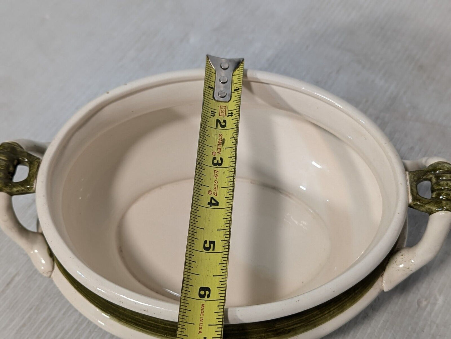VINTAGE CERAMIC ARNART GARDEN HARVEST GRAVY SAUCE BOAT BOWL - Free Shipping