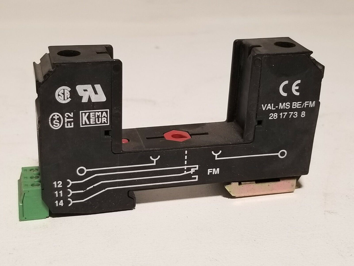 Phoenix Contact VAL-MS BE/FM 2817738 base type2 arresters DIN rail