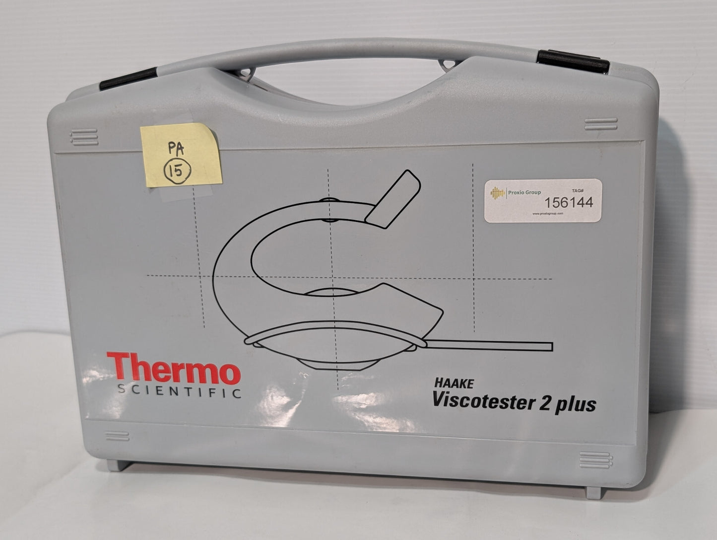 Thermo Scientific HAAKE Viscotester 2 Plus, 399-0200, 6VDC, Portable Padded Case