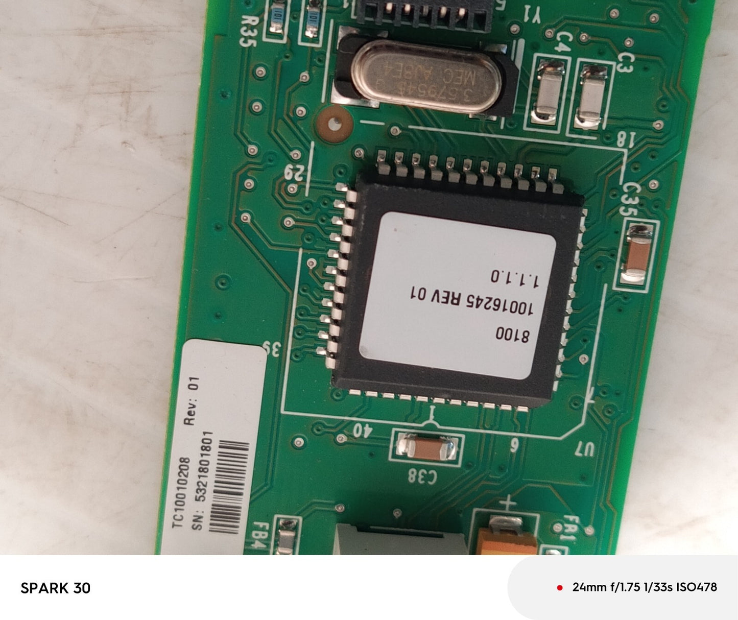 Alaris TC10010208 Display Board for Alaris 8100