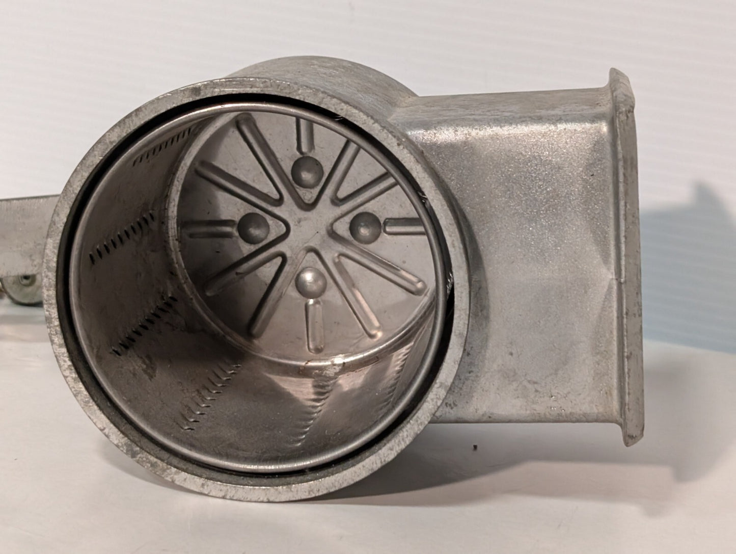 Vintage Kitchen Craft Aluminum Manual Hand Crank Food Processor
