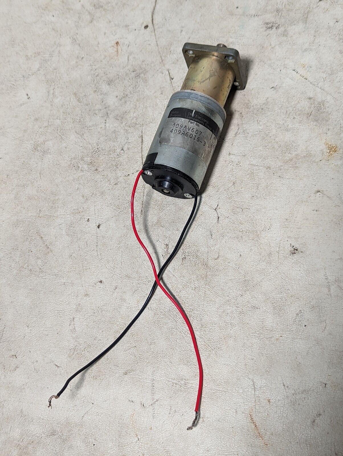 TRW Electronic Components Group 409AV607 electric motor, 24VDC